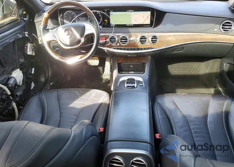 2015 Mercedes-Benz S 550 4Matic из США, поврежденный, VIN WDDUG8FB7FA105020